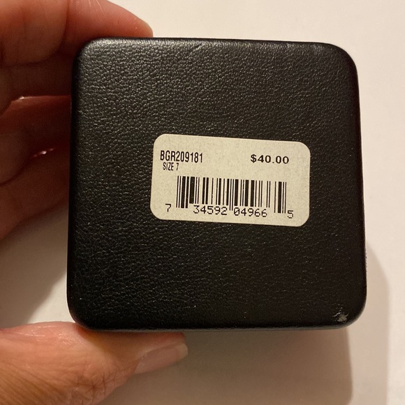 Diamond and silver ring cross size 6 Dolce Giavonna - Picture 2 of 3